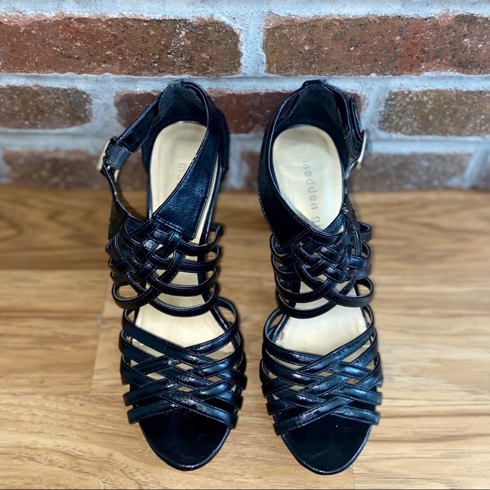 Madden Girl Black Ultra High Heels Sz 7.5 - Picture 4 of 8